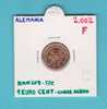 ALEMANIA / GERMANY  1 EURO CENT   2.002   F    KM#207       SC/UNC     DL-7940 - Germany
