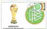 ITALIA - UNIF. 1960 - FDC MAXIMUM UFFICIALE  - 1990  GERMANIA CAMPIONE DEL MONDO DI CALCIO 1990 - Maximumkarten (MC)