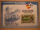 ALICANTE Hercules Club Rico Perez Estadio Stadium Campeonato Mundial Futbol Football World Championship 1982 - Blocs & Feuillets