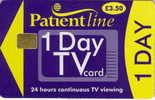 # Carte A Puce Portemonnaie Patient Line 1 Day TV  - Tres Bon Etat - - Autres & Non Classés