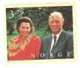 TIMBRE NORVEGE 1997 "Le Roi Harald V Et La Reine Sonja" - Used Stamps