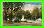 KINGSTON, ONTARIO - SIR JOHN MACDONALD MONUMENT, CITY PARK - TRAVEL IN 1931 - INTERNATIONAL FINE ART - - Kingston