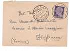 A0222 - 1 £ Imper. Senza Fasci Su Bustina VG  23-11-1945 - Poststempel