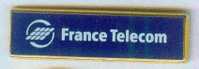 Pin's FRANCE TELECOM - Logo Rectangle - Arthus Bertrand - Zamac - 152 - Arthus Bertrand
