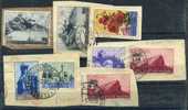 1949/1953 Lotto Francobolli Usati Di San Marino Su Frammento Buon Valore Di Catalogo - Collections, Lots & Séries