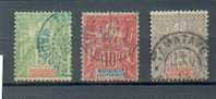 MADA 374 - YT 42 A à 44 Obli - Used Stamps