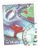 TIMBRE NORVEGE 1997 "Skieur Et Site De Trondheim" - Used Stamps