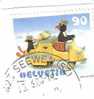 TIMBRE SUISSE - HELVETIA 90 THEME LA POSTE - OBLITERE - Collections