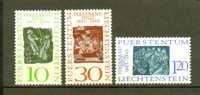 LIECHTENSTEIN  N° 405 à 407 ** - Nuevos