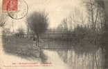 ISLE-LES-VILLENOY LA PASSERELLE PARTIE DE PECHE  1905 - Villenoy