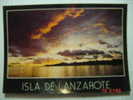 3636 PUESTA DE SOL LANZAROTE CANARIAS CANARY ISLANDS POSTAL AÑOS 1980 MIRA OTRAS SIMILARES EN MI TIENDA - Lanzarote