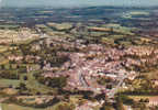 HAUTE VIENNE. CHALUS VUE GENERAL AERIENNE....petits Pli Coins Au Et Bas Gauche - Chalus