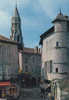 HAUTE VIENNE. ST LEONARD DE NOBLAT.LA TOUR RONDE ET CLOCHER DE L EGLISE - Saint Leonard De Noblat