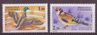 ANDORRE N° 342/43** NEUF SANS CHARNIERE  PROTECTIONDE LA NATURE FAUNE OISEAUX - Unused Stamps