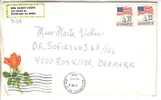 GOOD USA Postal Cover To ESTONIA 1987 - Good Stamped: Flag - Lettres & Documents