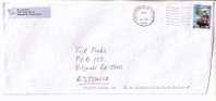 GOOD USA Postal Cover To ESTONIA 1997 - Good Stamped: Aviation - Cartas & Documentos