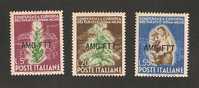 TRIESTE A TABACCO 1950 SERIE COMPLETA GOMMA ORIGINALE NO LINGUELLA - Ongebruikt