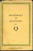 Memories And Opinions : An Unfinished Autobiography By Q (A. Quiller-Couch) 1st Edition1944 - 1900-1949