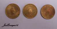 3 COINS - MONNAIE - CURRENCY, ARGENTINA, 1992-1993-1994  10 CENTAVOS - Argentina