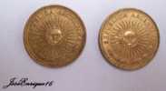 2 COINS - MONNAIE - CURRENCY, ARGENTINA, 1976 - 1978  10 PESOS - Argentina