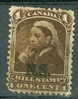 1868 Nova Scotia Bill Stamp 1 Cent #NSB1 - Usados