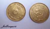 2 COINS - MONNAIE - CURRENCY, ARGENTINA, 1978, 10 PESOS Y 100 PESOS - Argentine