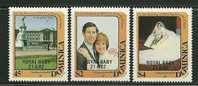 Dominica        Birth Of Princess William Overprinted         Set  SC# 782-84 MNH** - Dominica (1978-...)