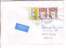 GOOD HUNGARY Postal Cover To ESTONIA 2002 - Good Stamped: Architecture ; National Pattern - Cartas & Documentos