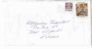 GOOD DENMARK Postal Cover To ESTONIA 2002 - Good Stamped: Art - Cartas & Documentos