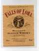 - FALLS OF LORA . PRODUCT OF SCOTLAND . ETIQUETTE UTILISEE - Whisky