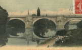 CPA (54)  SAINT-NICOLAS-DU-PORT   Le Pont Sur La Meurthe  ( édition Toilée ) - Saint Nicolas De Port