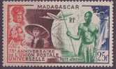 MADAGASCAR N° 72**  PAR AVION  NEUF  SANS CHARNIERE  ANNIVERSAIRE DE L'UNION POSTALE - Other & Unclassified