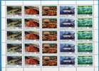 JUGOSLAVIA 1993 FAUNA FISCHS  5 STRIP CATALOG PRICE 45,00  EURO NEVER HINGED - Blocks & Sheetlets