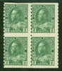 1924 2 Cent Admiral Part Perfforate Coil Block Of 4 MNH #128a - Nuovi