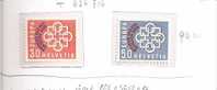 42133)n°2 Valori Anno 1959 Serie Svizzera Conferenza Europea PTT - Unused Stamps