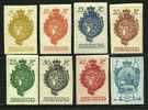 ● LIECHTENSTEIN - 1920 - STEMMI - N.° 17 / 24  * NON DENT , Serie Completa  - Cat. ? €  - Lotto N. 166 - Unused Stamps