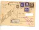 555$$$ Intero Postale Regno 30c Imperiale Vinceremo Raccomandato 5-10-1944 Sicilia - Marcophilie