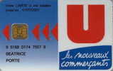 # Carte A Puce Fidelite Super U   - Tres Bon Etat - - Carta Di Fedeltà E Regalo