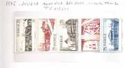 42274)n°5 Valori Serie 1975 Svezia -  Anno Europeo Del Patrimonio Architettonico - Unused Stamps