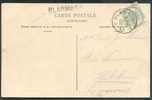 N°81 - 1 Centime ARMOIRIE Obl. Sc Relais De BLANMONT * S/C.V (Les Molignats - Barque Sur Rivière) Vers Hoboken - Griffe - Linear Postmarks
