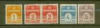 DANEMARK N° 48 à 52 */** Sauf 50 - Unused Stamps