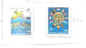 42225)n°2 Valori Serie 1988 Grecia , Conferenza Di Rodi - Unused Stamps