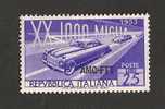 TRIESTE A MILLE MIGLIA 25 LIRE 1953 NUOVO GOMMA ORIGINALE NO LINGUELLA - Mint/hinged