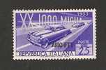 TRIESTE A MILLE MIGLIA 25 LIRE 1953 NUOVO GOMMA ORIGINALE NO LINGUELLA - Ungebraucht