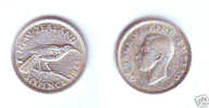 New Zealand 6 Pence 1943 - New Zealand