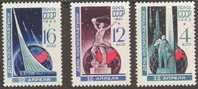 1965 Day Of Space Espase Set Of 3 MNH - Europa