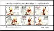 (034) Portugal  Pope Sheet / Bf / Bloc Pape / Papst / Religion / Persons  ** / Mnh  Michel BL 36 - Unused Stamps