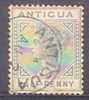 ANTIGUA - QV -  YVERT # 10- VF USED - 1858-1960 Colonie Britannique