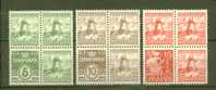 DANEMARK N° 246 à 248 ** Tenant à 210, 213 A, 215 T II ** - Unused Stamps