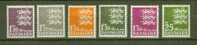 DANEMARK N° 406 A à 410 ** - Unused Stamps
